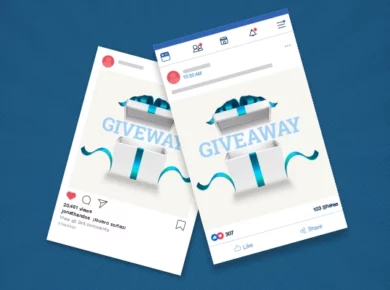 how to do a giveaway on facebook and instagram