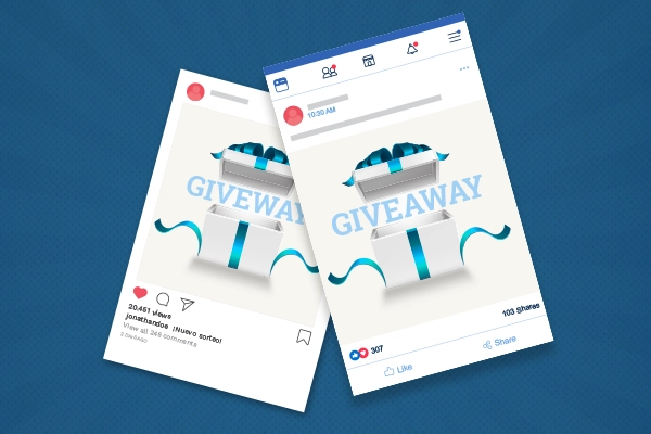 how to do a giveaway on facebook and instagram