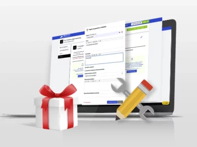 publicar ganadores del sorteo a través de plantillas