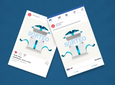 sorteo en Facebook e Instagram a la vez