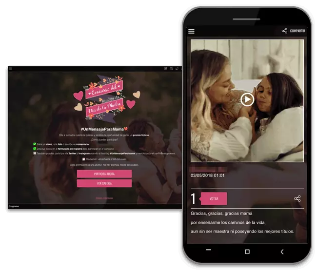Ideas de Promociones para el Día de las Madres Concurso de Videos