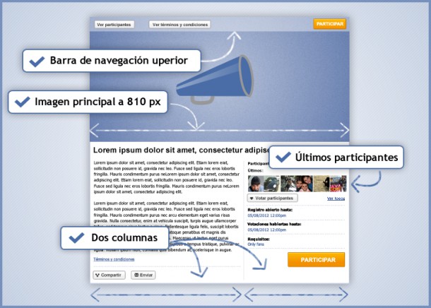 Nueva plantilla de diseño para las promociones de Easypromos Nueva plantilla de diseño para las promociones de Easypromos