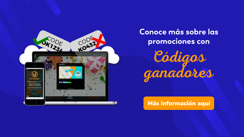 Más información sobre los códigos ganadores