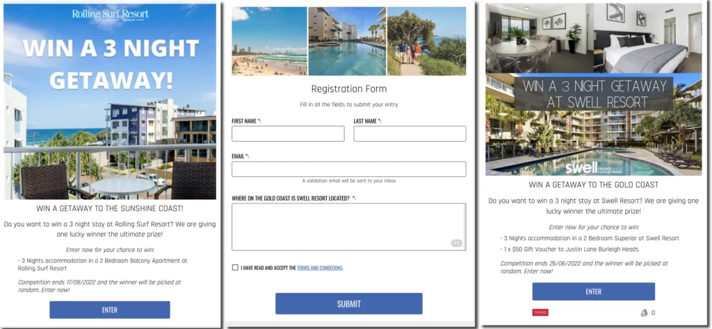 Dreamtime Resorts Travel Giveaway