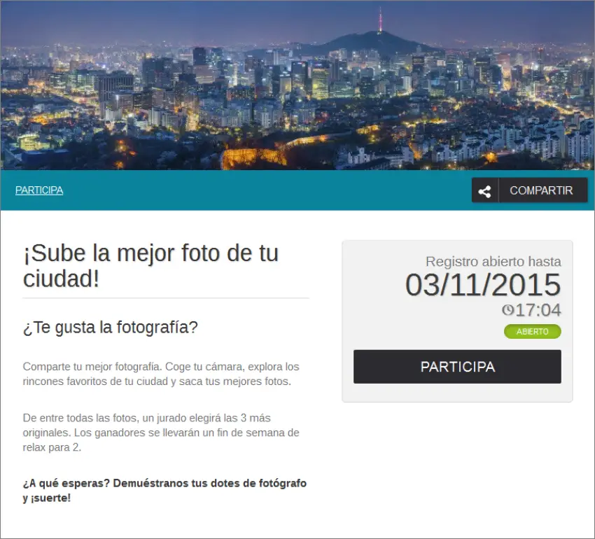 landing promo