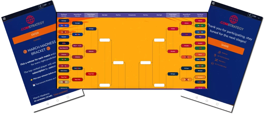 March Madness Tournament Bracket