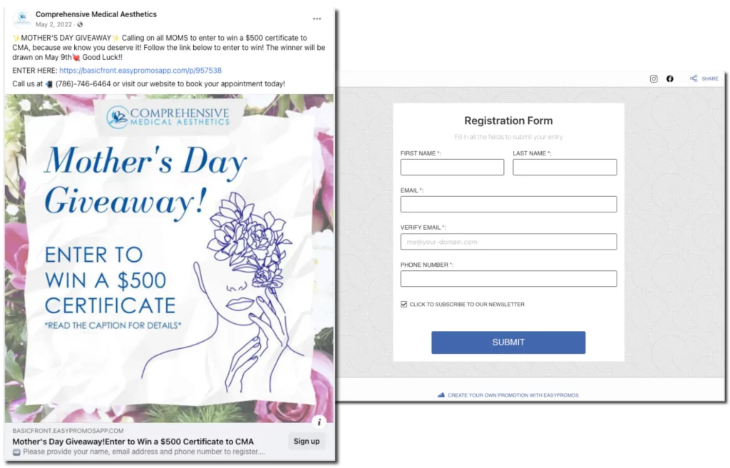Best Ideas for Mother's Day Social Media Giveaways