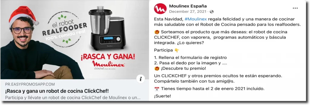 Rasca y Gana Moulinex