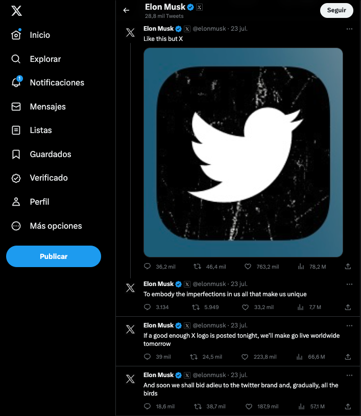 sorteo Twitter nuevo nombre X