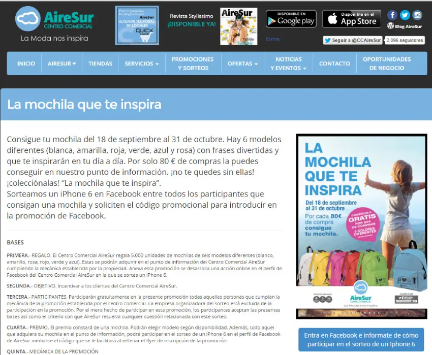 estrategias de promoción en un centro comercial