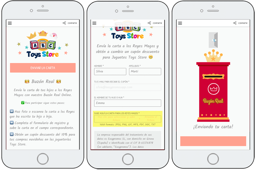 app buzon real carta reyes magos