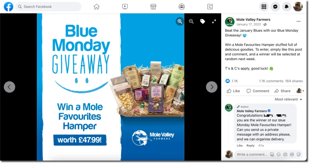 blue monday giveaway