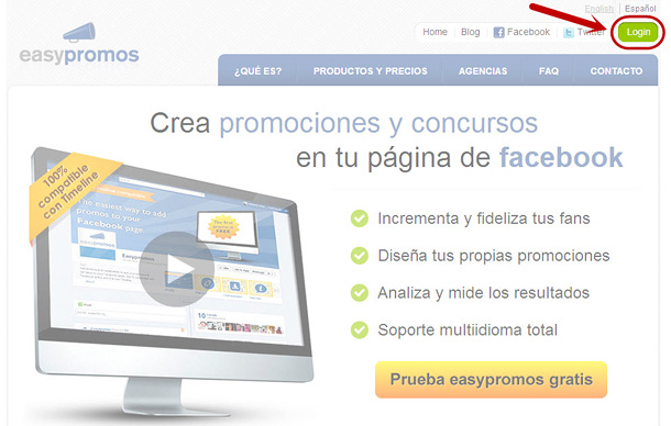 Easypromos - Panel de control