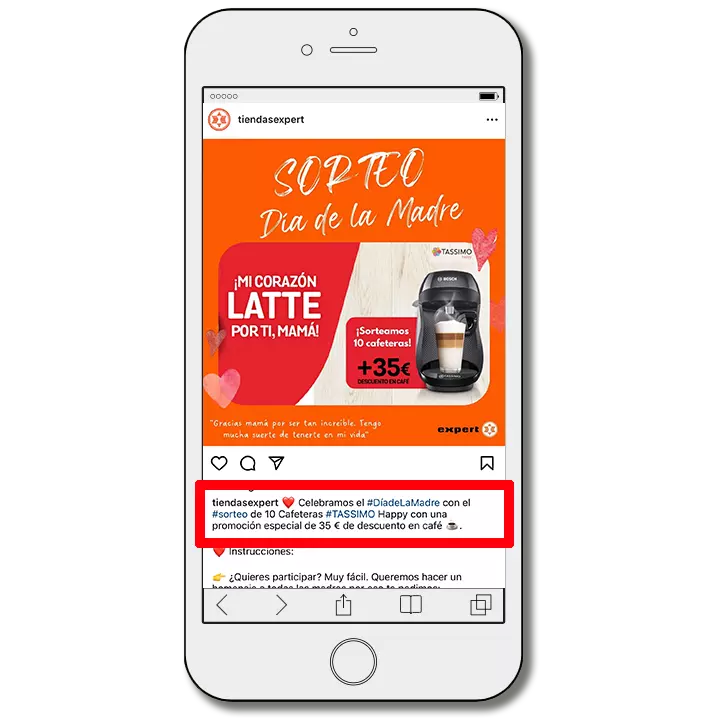 ejemplo de texto para hacer un sorteo en instagram