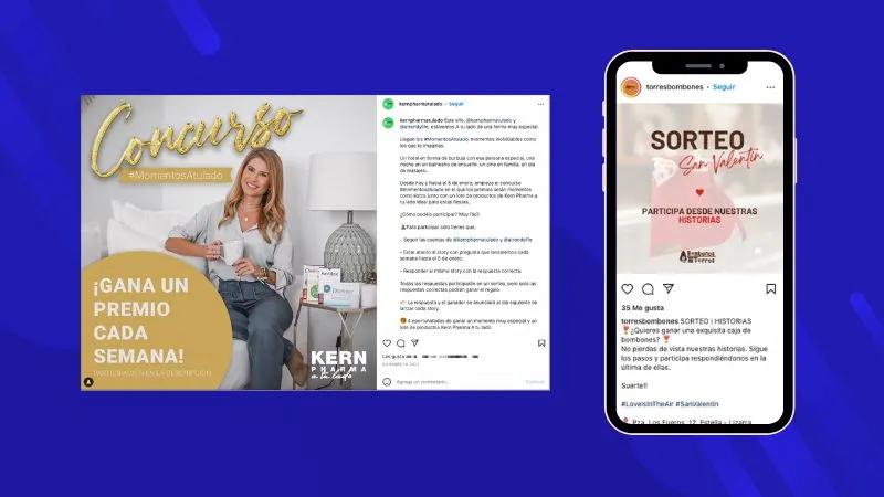 Communicating a Story replies Instagram giveaway