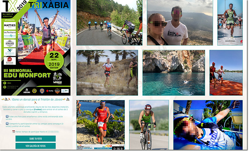 promocionar un equipo ciclista o una carrera
