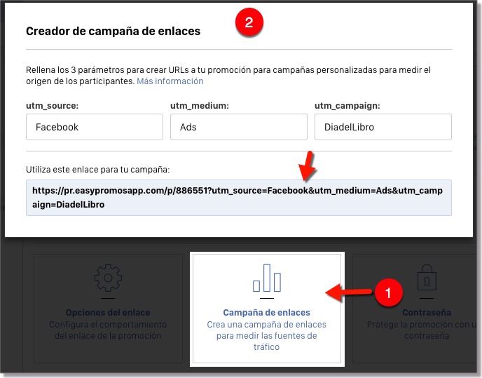 creador camapanas enlaces