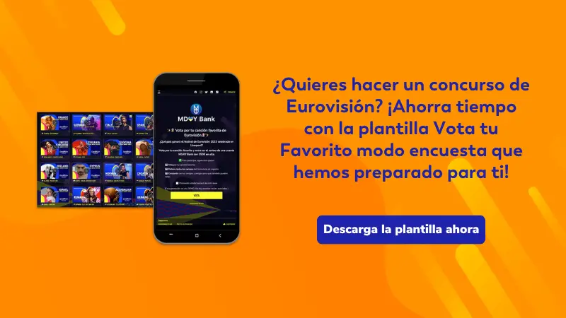 Eurovisión survey demo and template