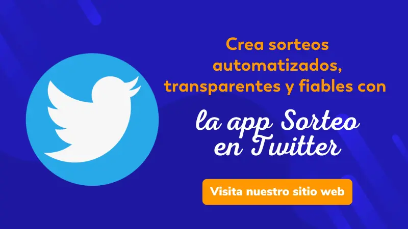 Sorteo en Twitter