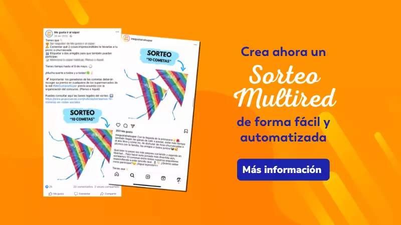 crea ahora un sorteo multired