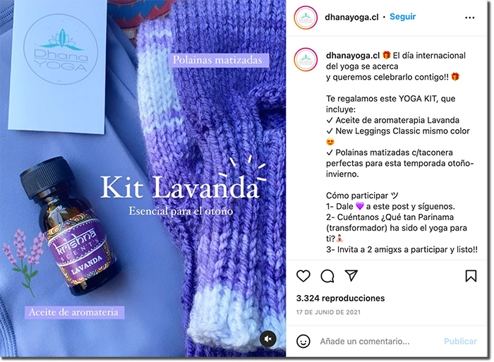 ejemplo de sorteo de Dhanayoga
