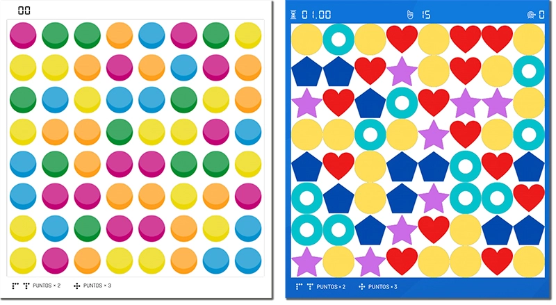 slide & match plantilla por defecto
