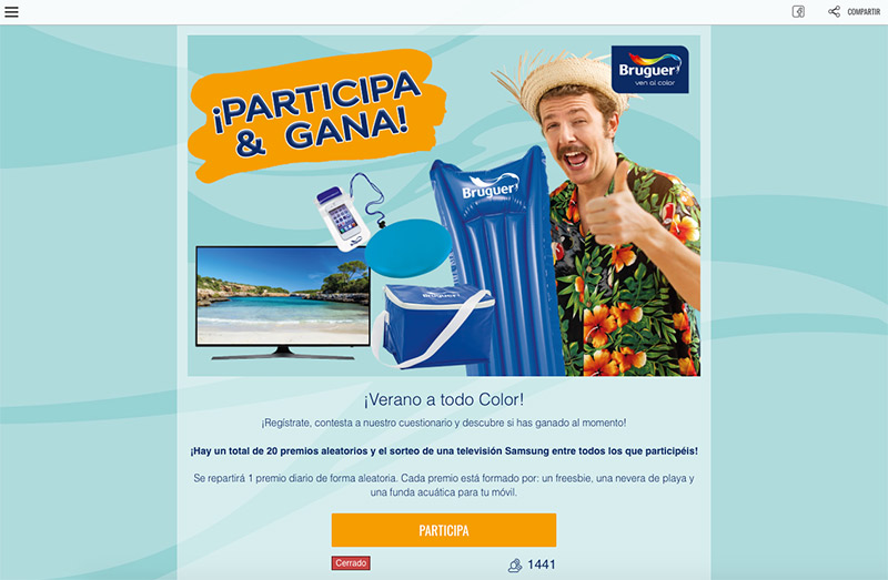 ejemplo de concurso de verano de bruguer