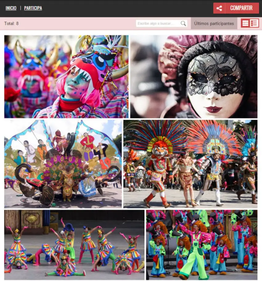 ejemplo galeria mosaico