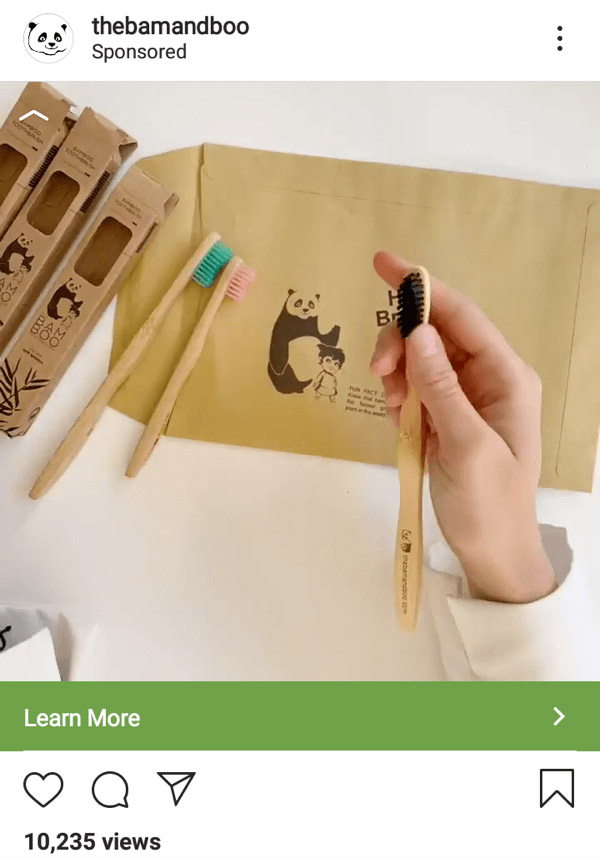 Ejemplo Ads en Instagram