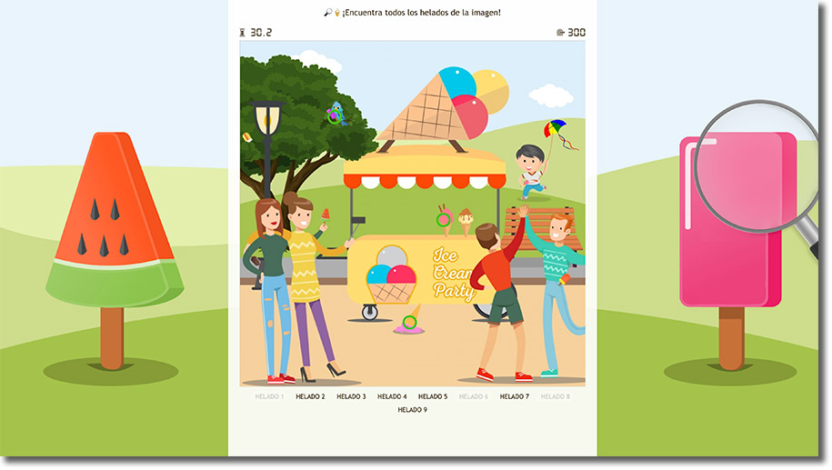 ejemplo juego online de verano