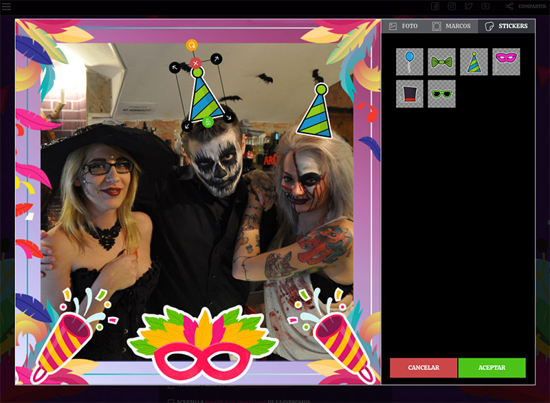 ejemplo photofun de carnaval