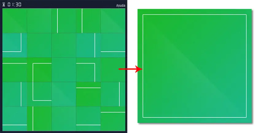 crear un puzzle online con un reto abstracto