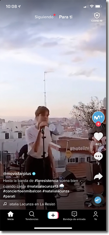 ejemplo de perfil de TikTok de empresa