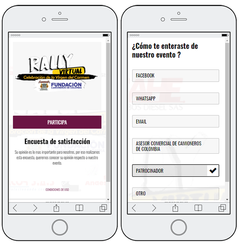 evento rally online