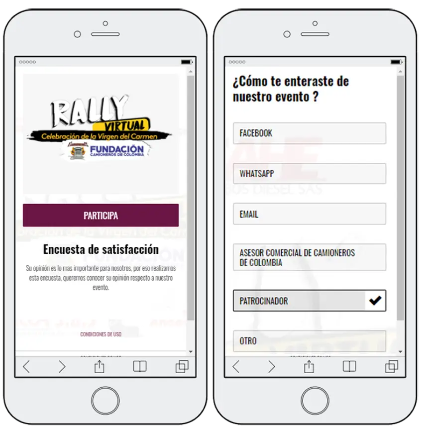 evento rally online