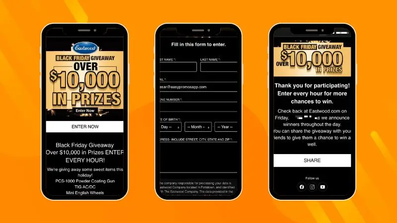 Entry Form Giveaway