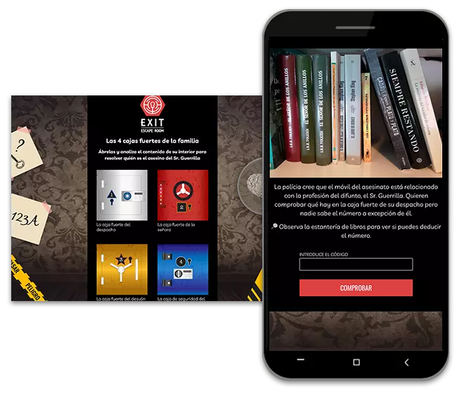 ejemplo de escape room virtual para hacer en una empresa