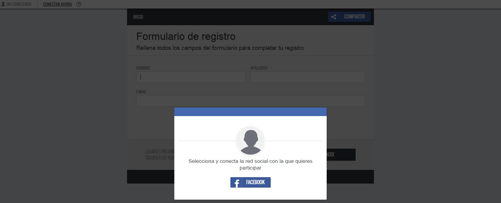 facebook login