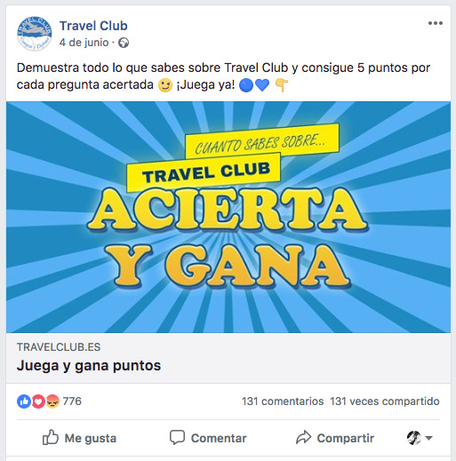 ejemplo post facebook