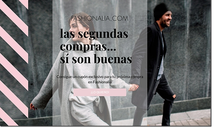 ejemplo de promoción con cupón