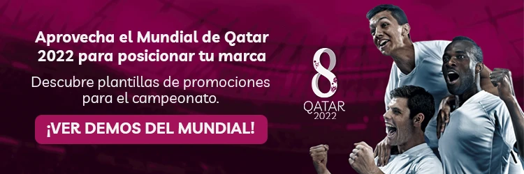 ideas promociones mundial futbol qatar