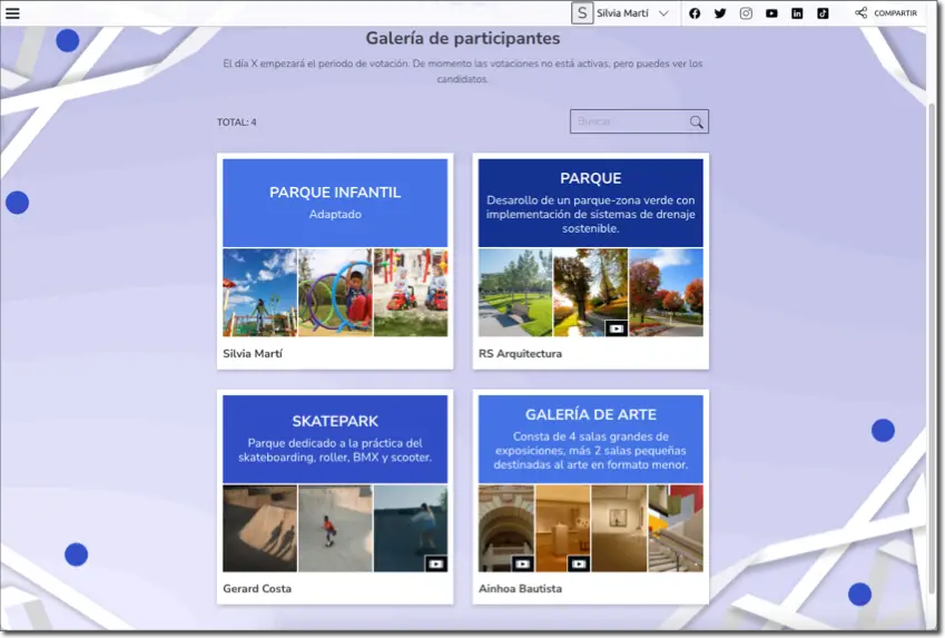 app galeria concurso multimedia