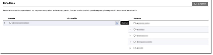 herramienta de gestión de suplentes