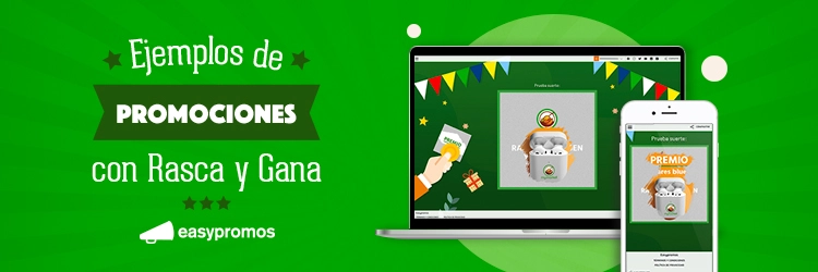 Ejemplos de promociones Rasca y Gana