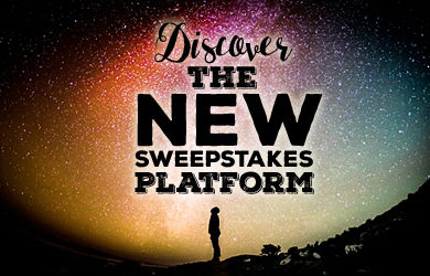 Discover the new sweepstakes platform|photo contest participation|post|