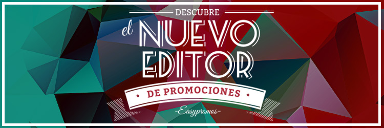 sacudir proyector . Nuevo editor para crear promociones de forma más fácil e intuitiva