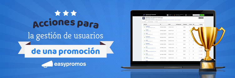 gestión de usuarios de una promoción