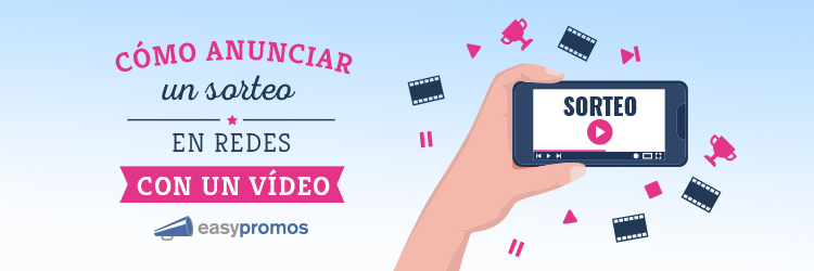 sorteo en redes con un video