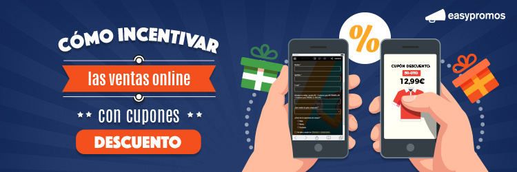 incentivar las ventas online con cupones descuento