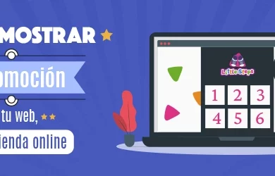 mostrar promocion en web o tienda online